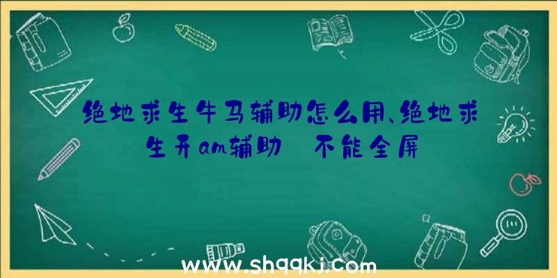 绝地求生牛马辅助怎么用、绝地求生开am辅助